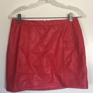 Forever 21 Faux Leather Skirt